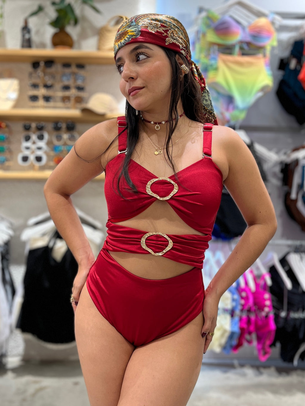 Enterizo Irene Rojo