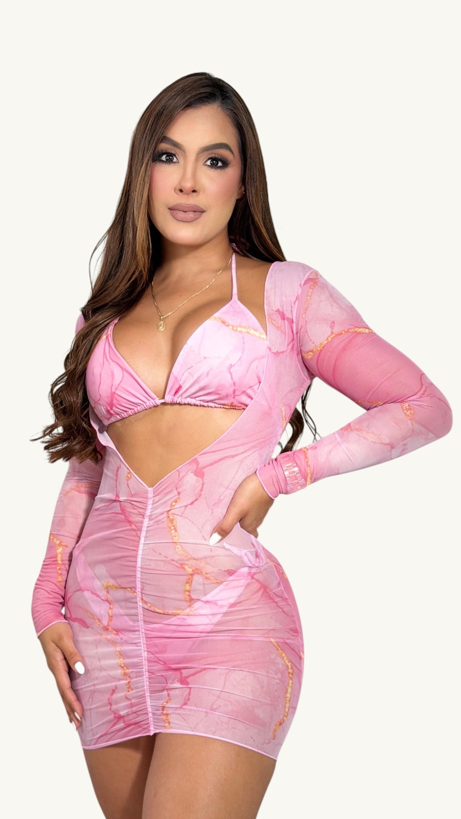 Set Bikini Japón Rosa