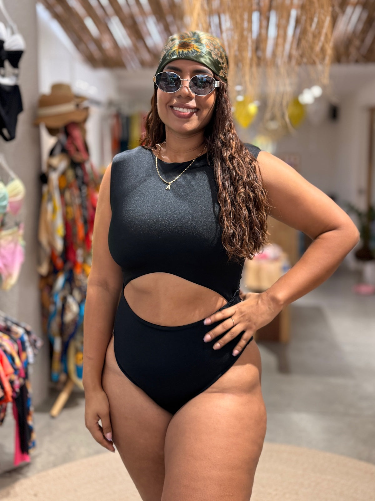 Enterizo Esmeralda Negro