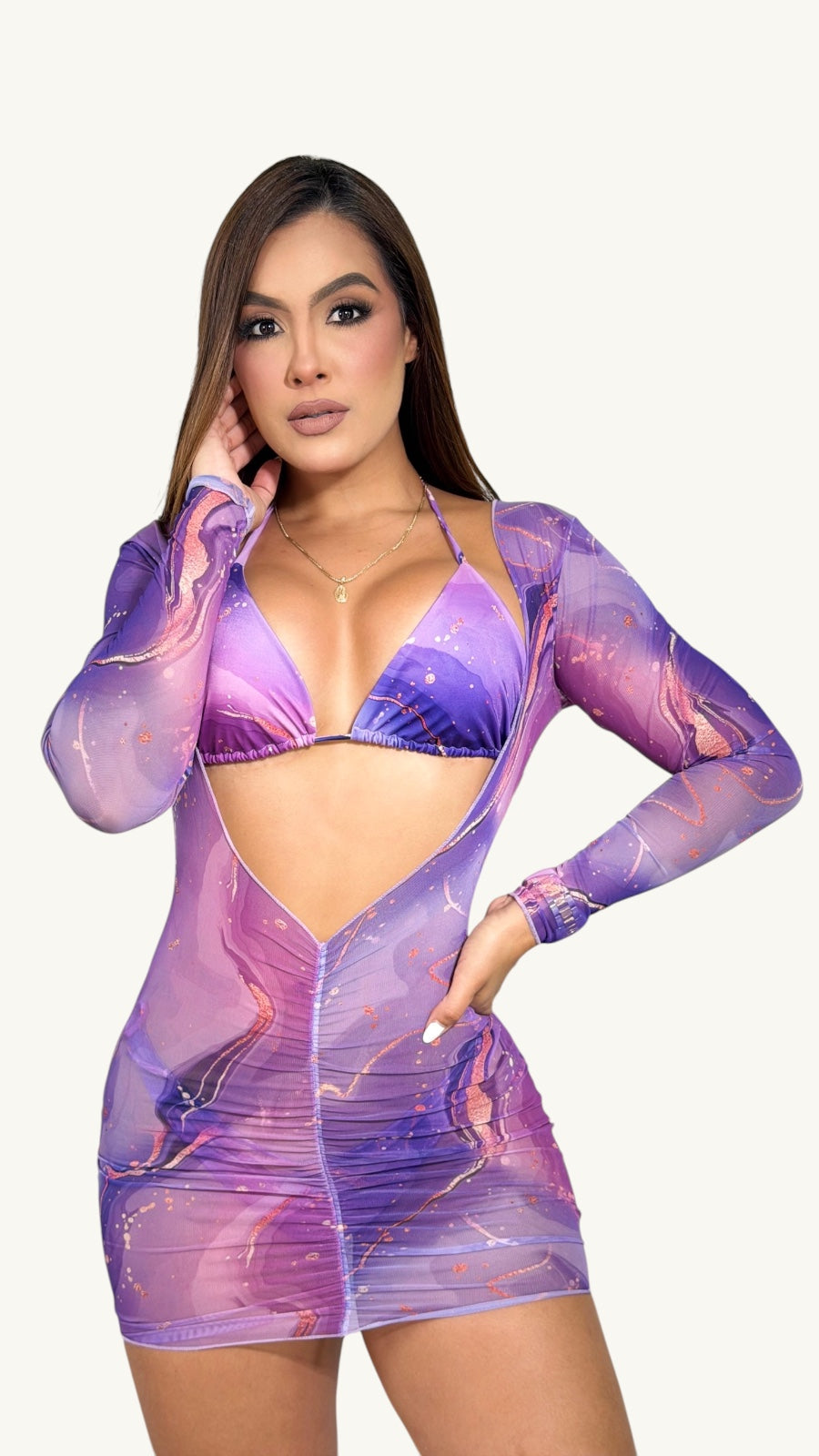 Set Bikini Japón Lila