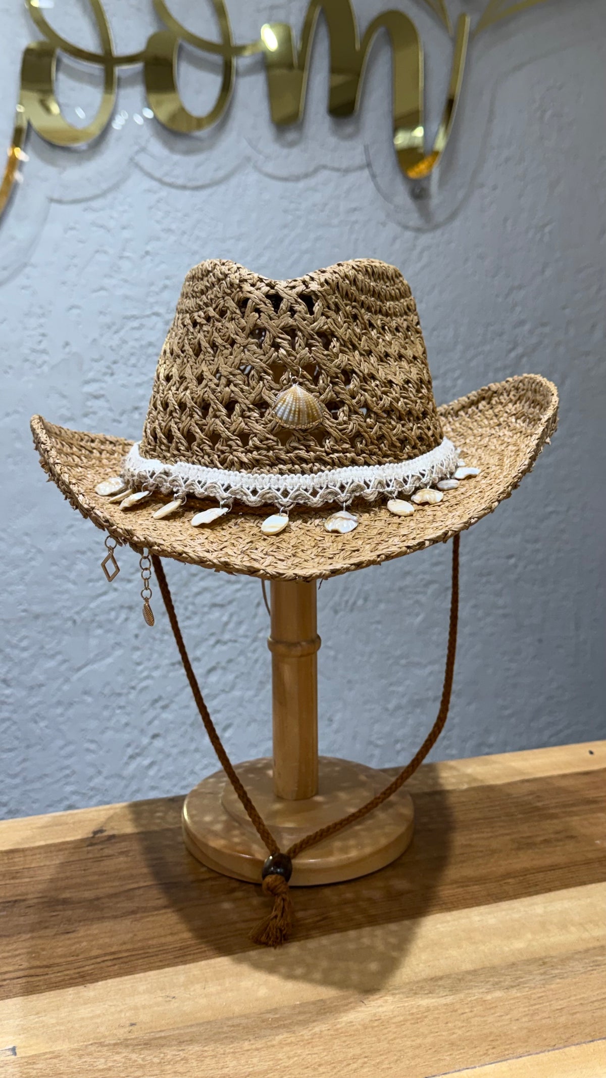 Sombrero Cowboy Flecos de Concha