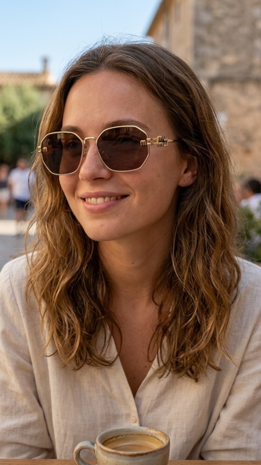 Gafas Miu Marrón