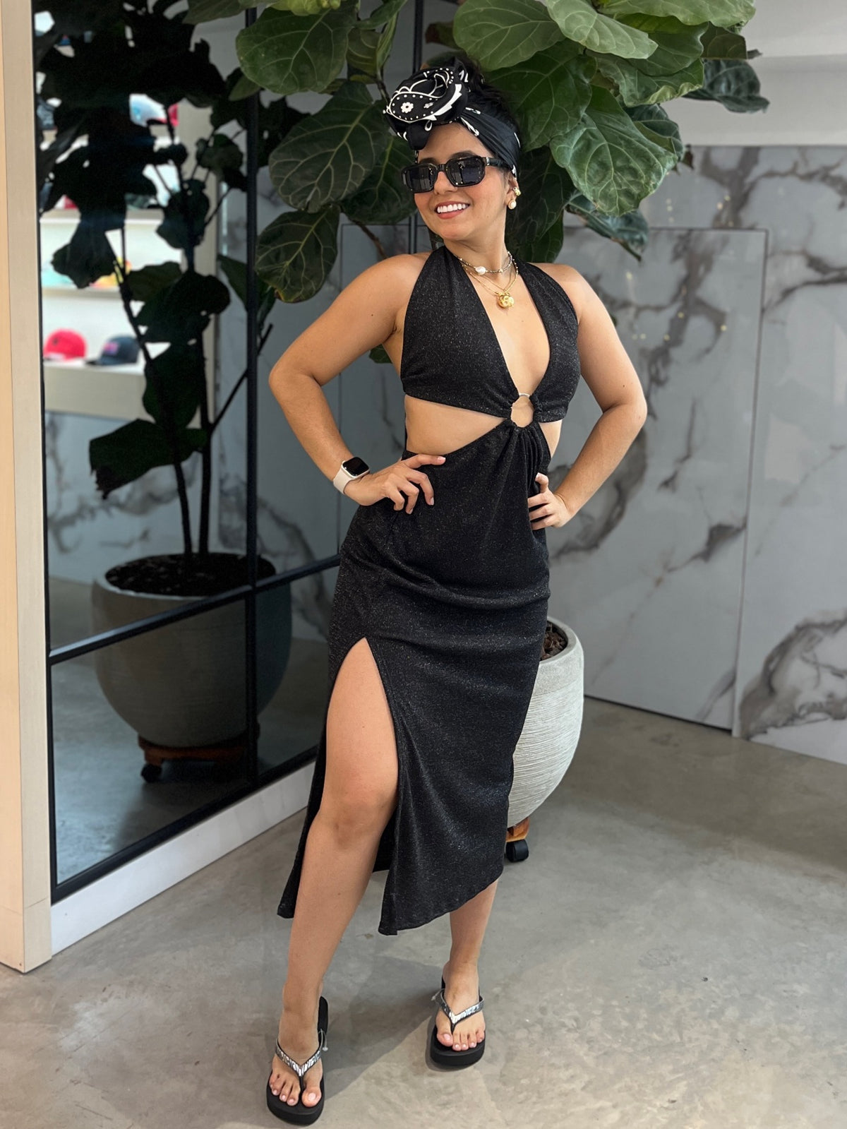 Vestido Playero Negro