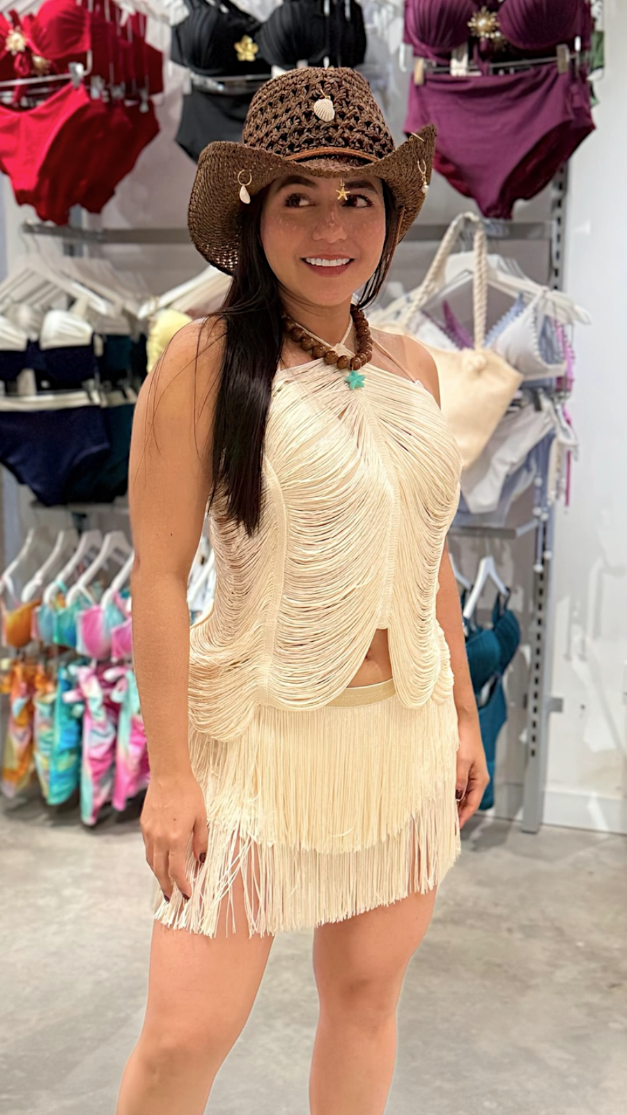 Falda Ibiza beige