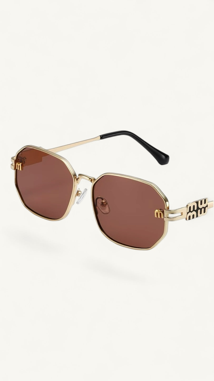 Gafas Miu Marrón