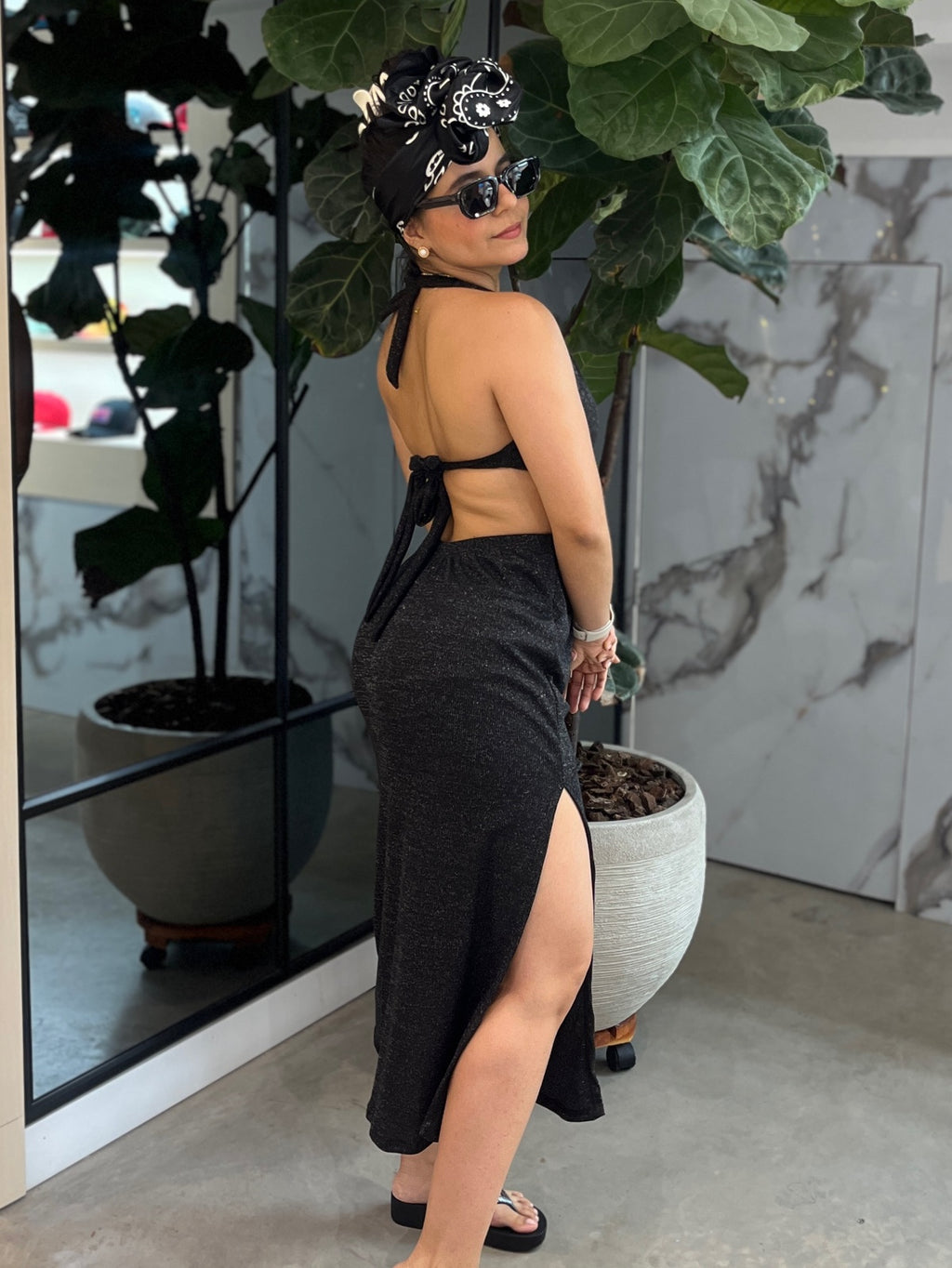Vestido Playero Negro