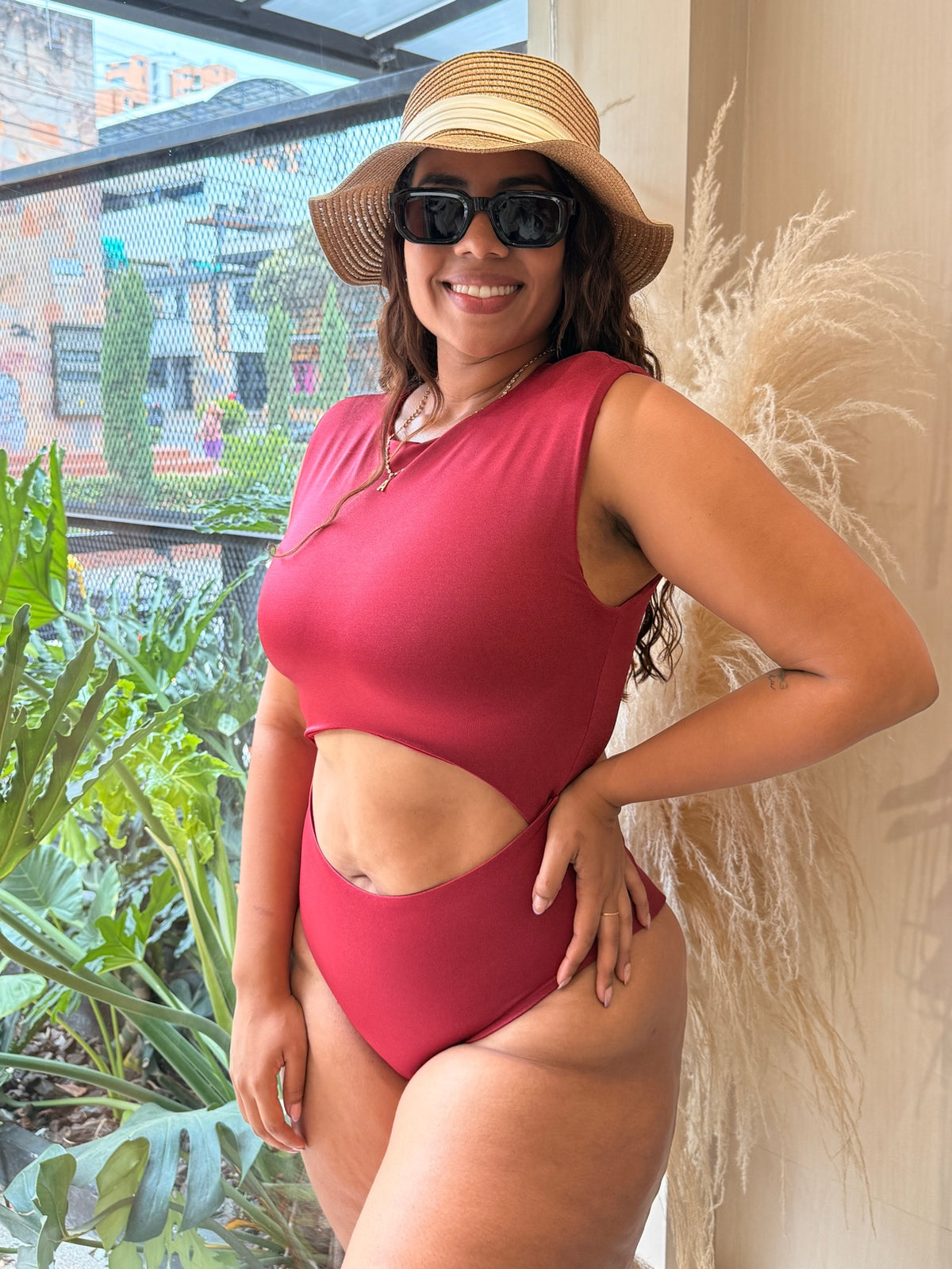 Enterizo Esmeralda Vinotinto