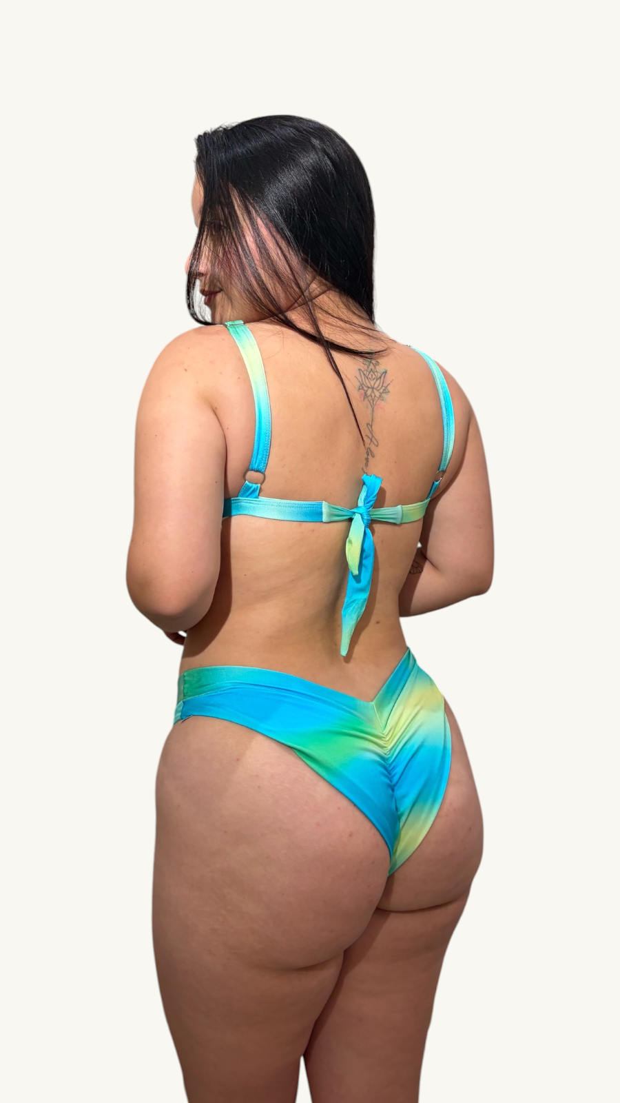 Bikini Amapola Degrade celeste