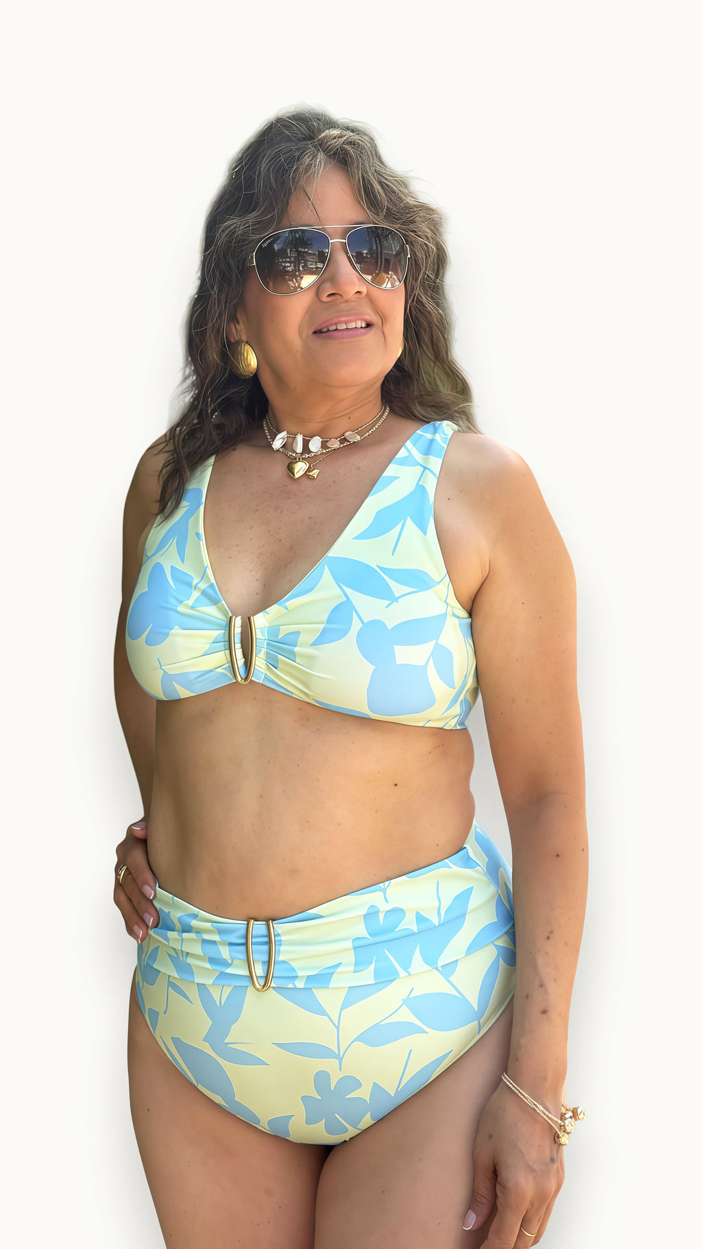 Tiro Alto Emily Verde Agua