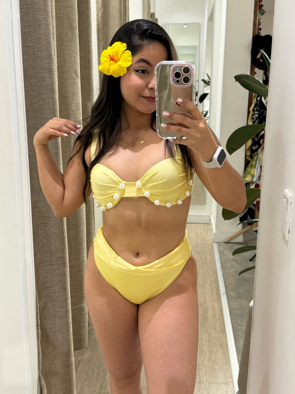 Bikini Pepones Amarillo Mantequilla