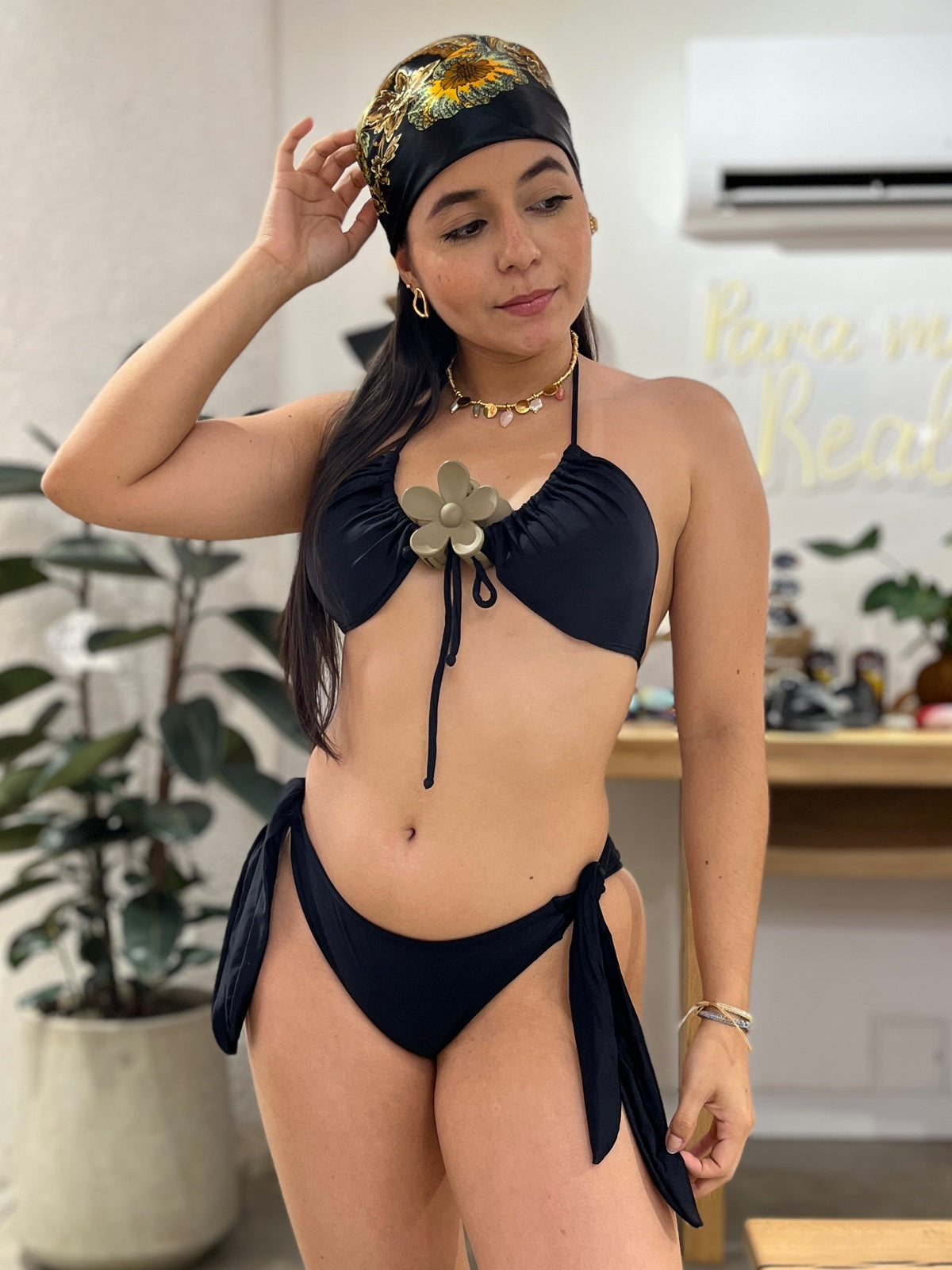 Bikini Asoleador 3 Piezas negro