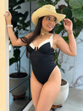 Enterizo Amanda Negro