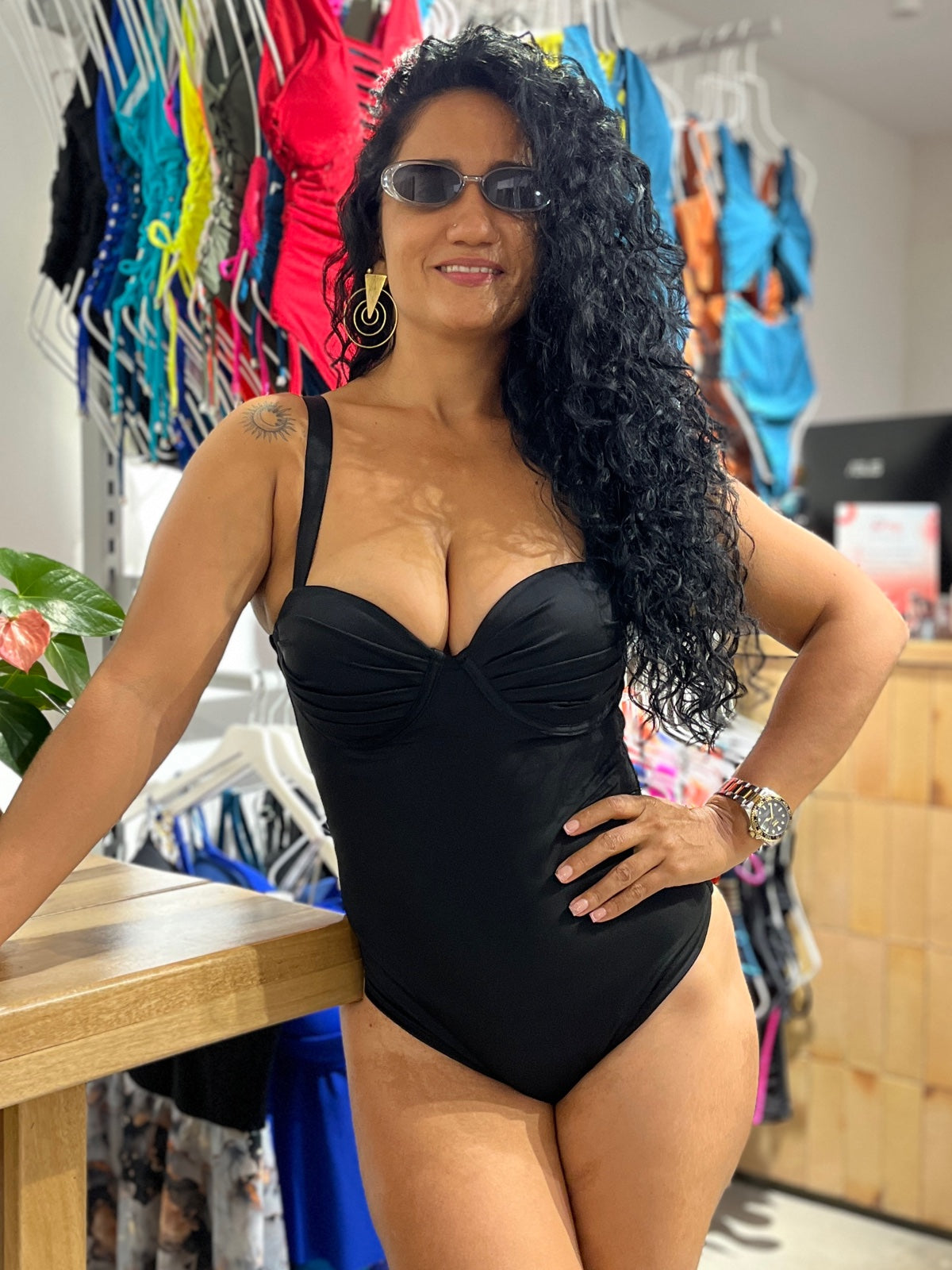 Enterizo Patty negro