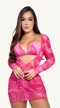 Set Bikini Japón Fucsia