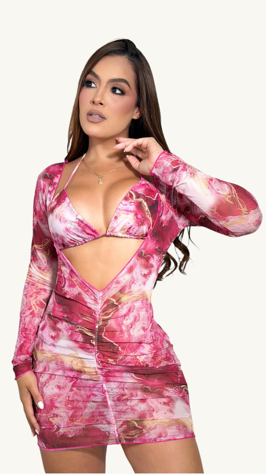 Set Bikini Japón Mármol