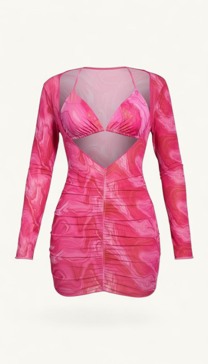 Set Bikini Japón Fucsia
