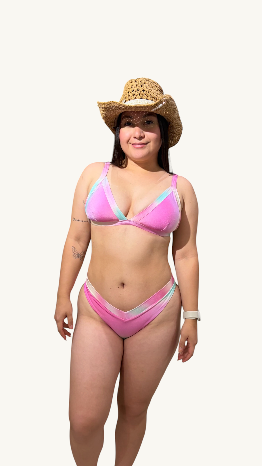 Bikini Amapola Degrade fucsia
