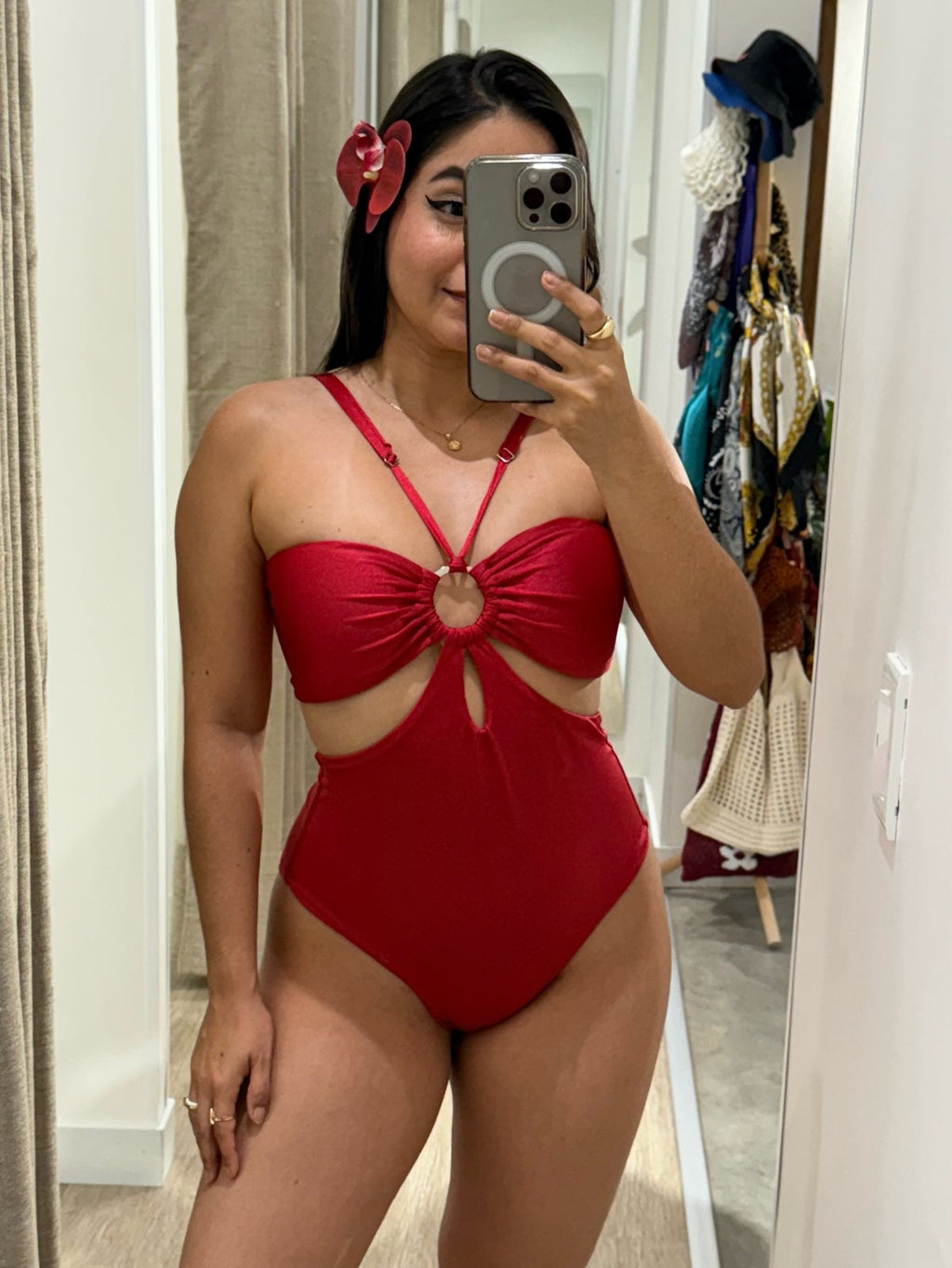 Enterizo Aro Yolimar rojo