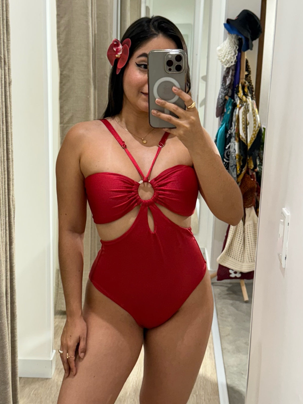 Enterizo Aro Yolimar rojo