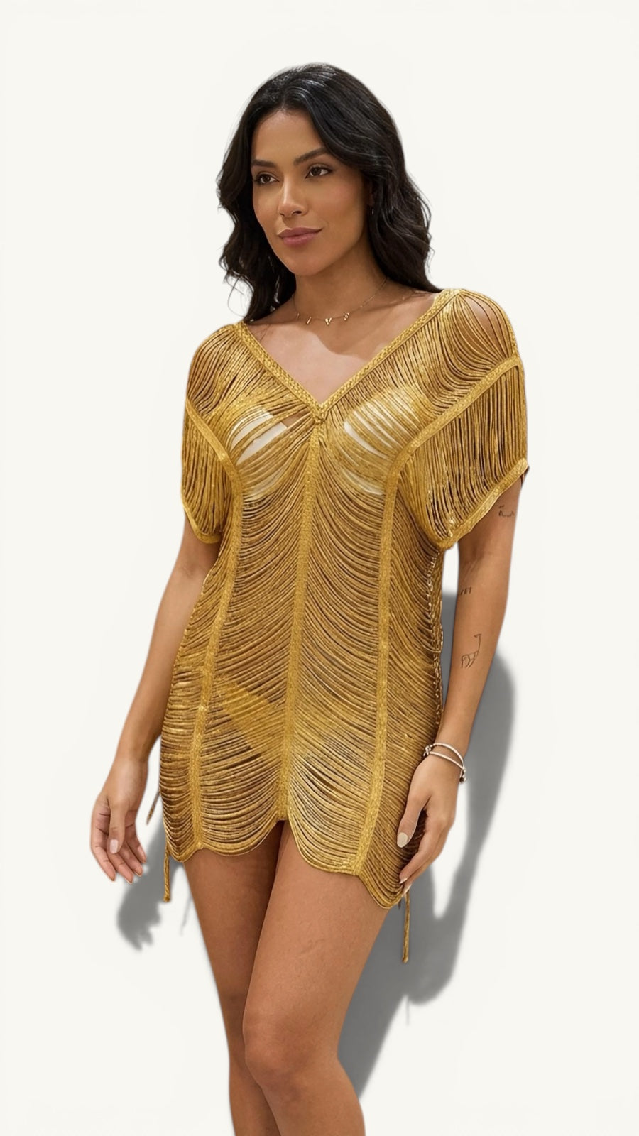 Vestido Luxury Emile dorado