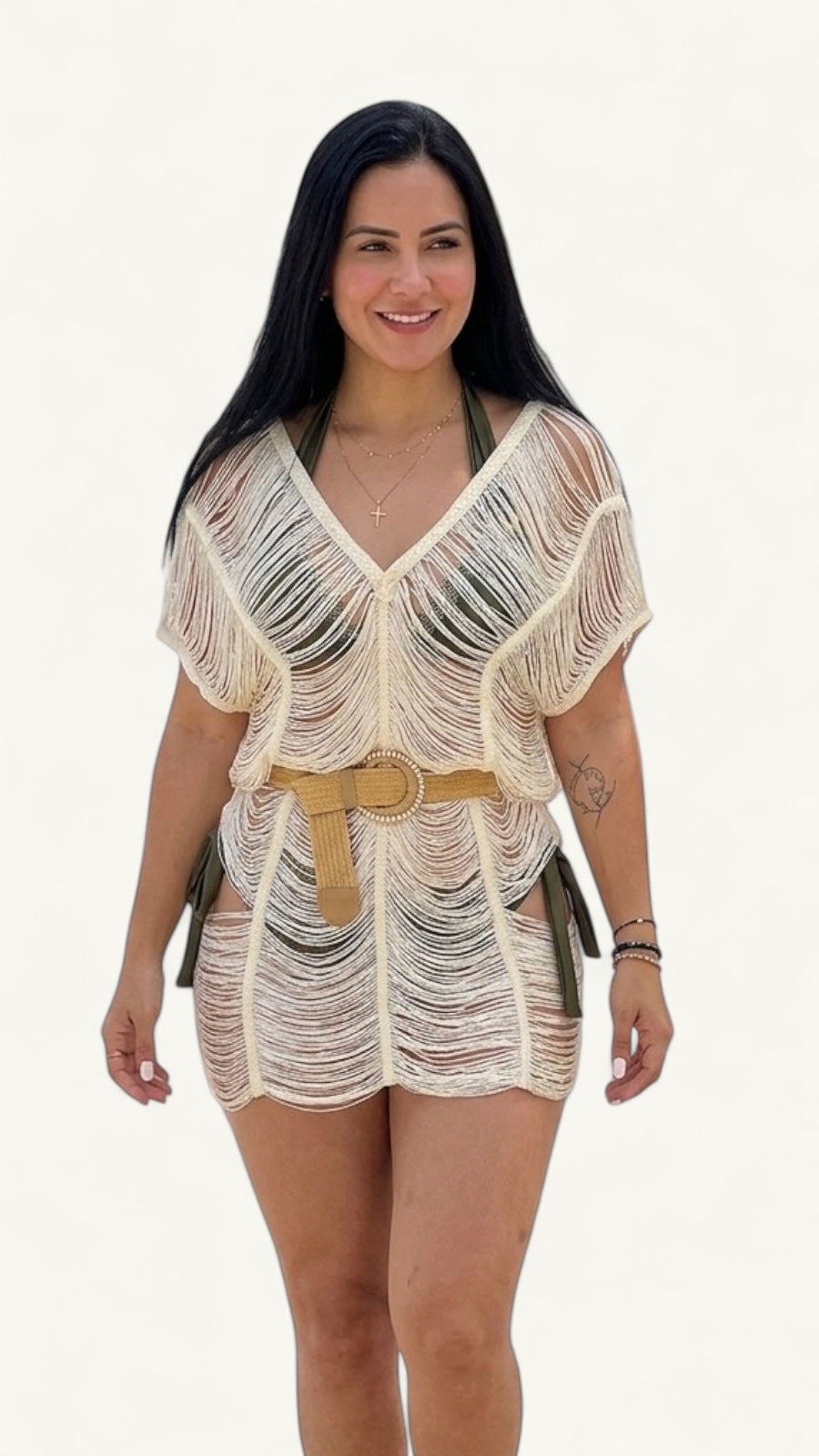 Vestido Luxury Emile beige