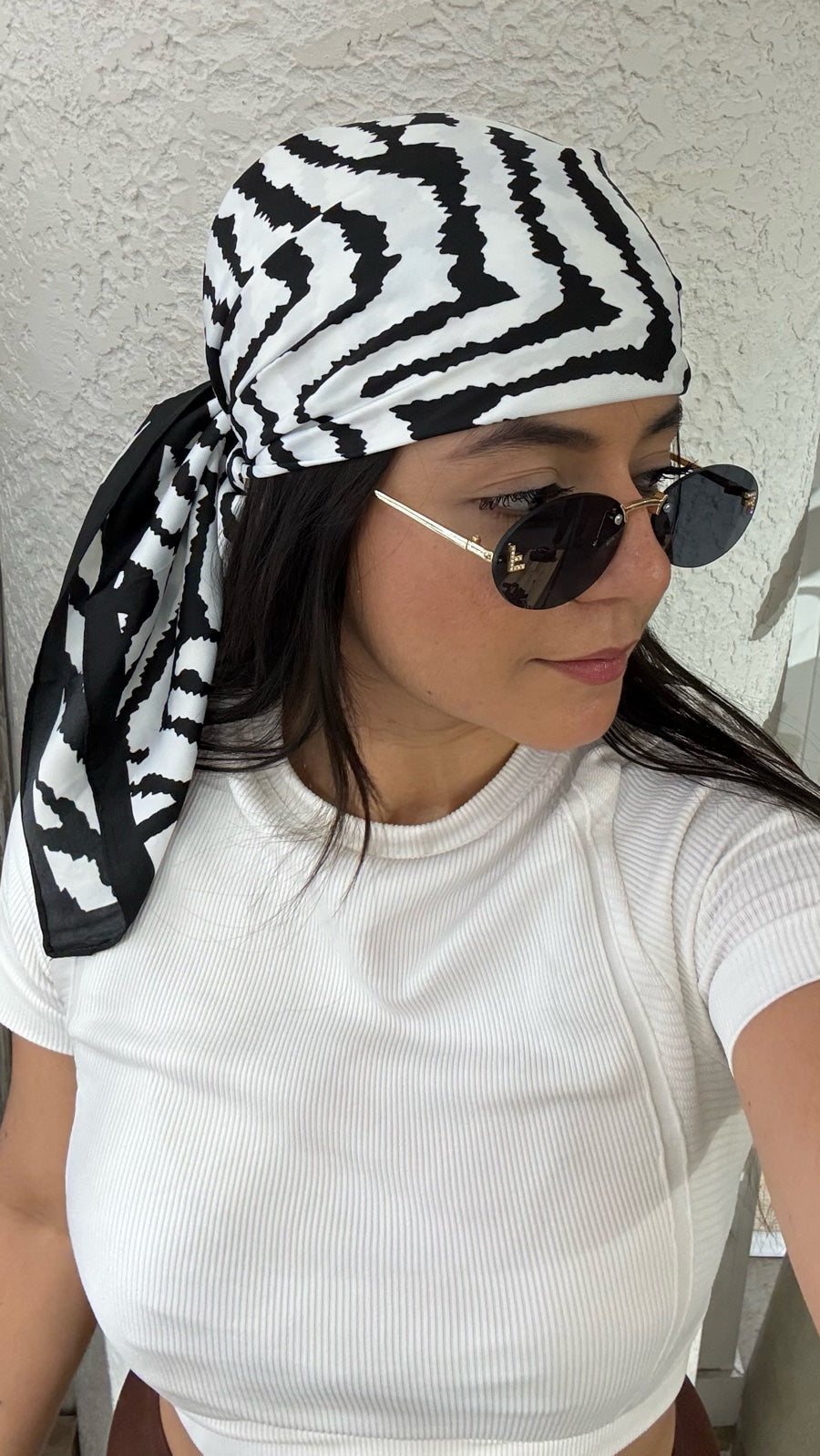 Pañoleta Bloom Polka Animal Print