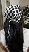Pañoleta Bloom Polka Negro