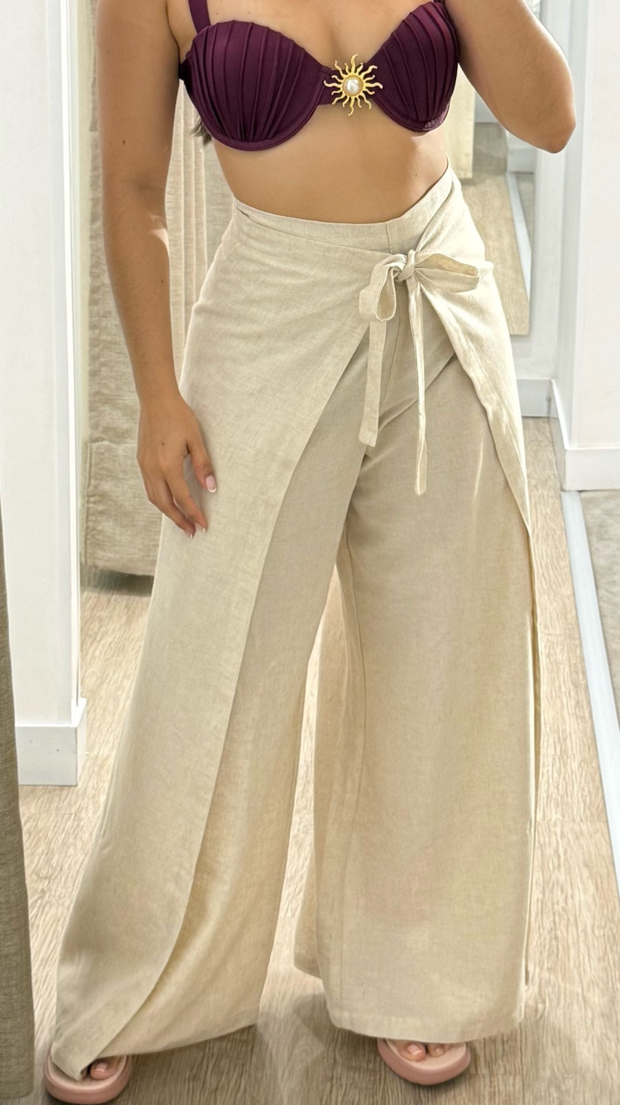 Pantalón Bohemia Bloom Beige