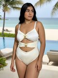 Enterizo Irena Estrella marfil