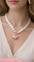 Collar Perlas Corazón