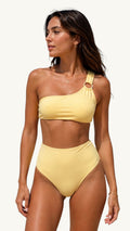 Tiro Alto Medio Beso Amarillo Mantequilla
