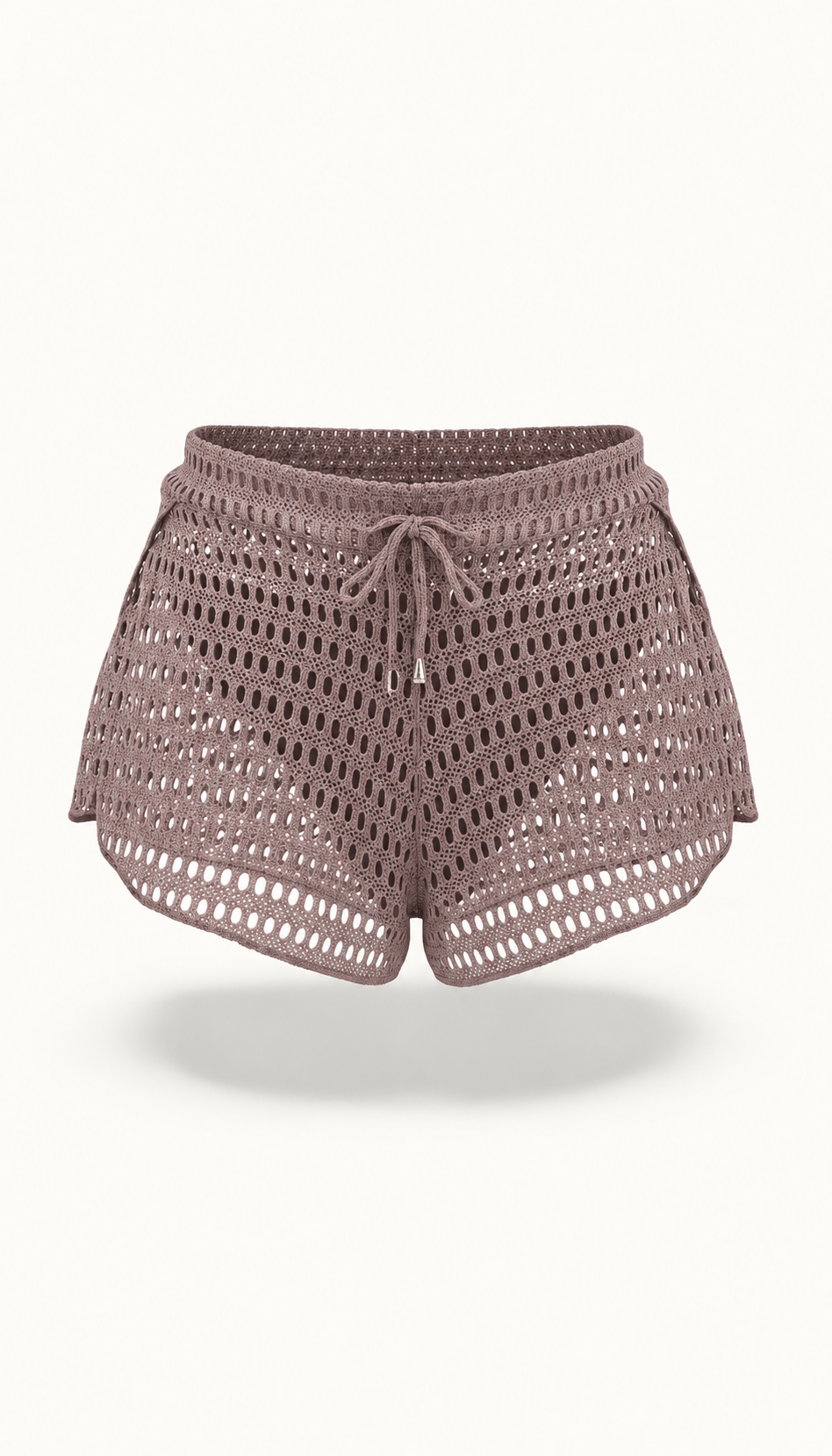 Short Malla Gris Malva
