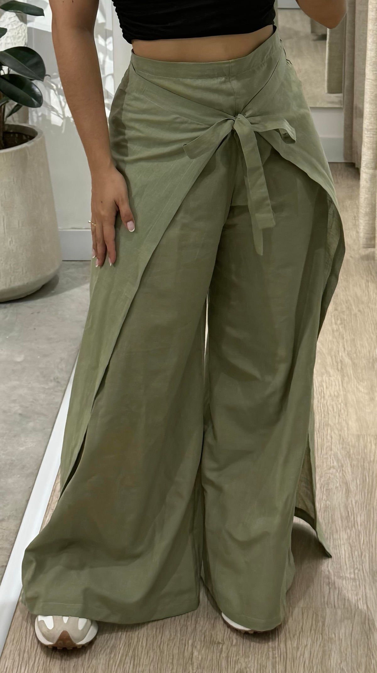 Pantalón Bohemia Bloom Verde pistacho