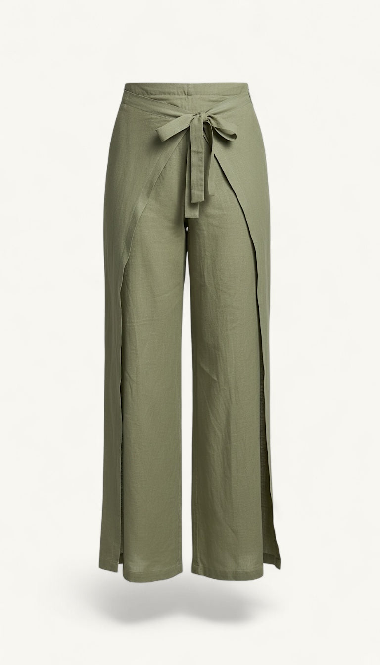 Pantalón Bohemia Bloom Verde pistacho