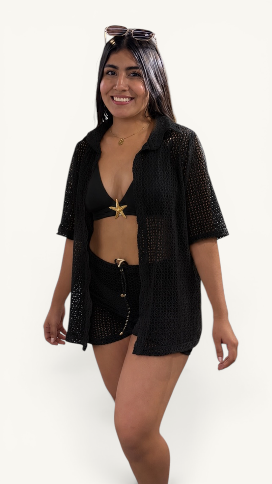 Set Malla Bonita negro
