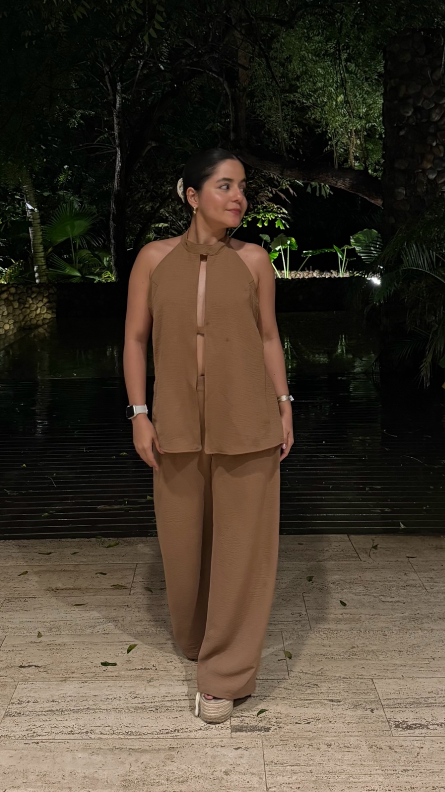 Set Sofía Pantalón Marrón
