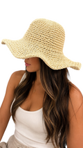 Sombrero Playero Beige