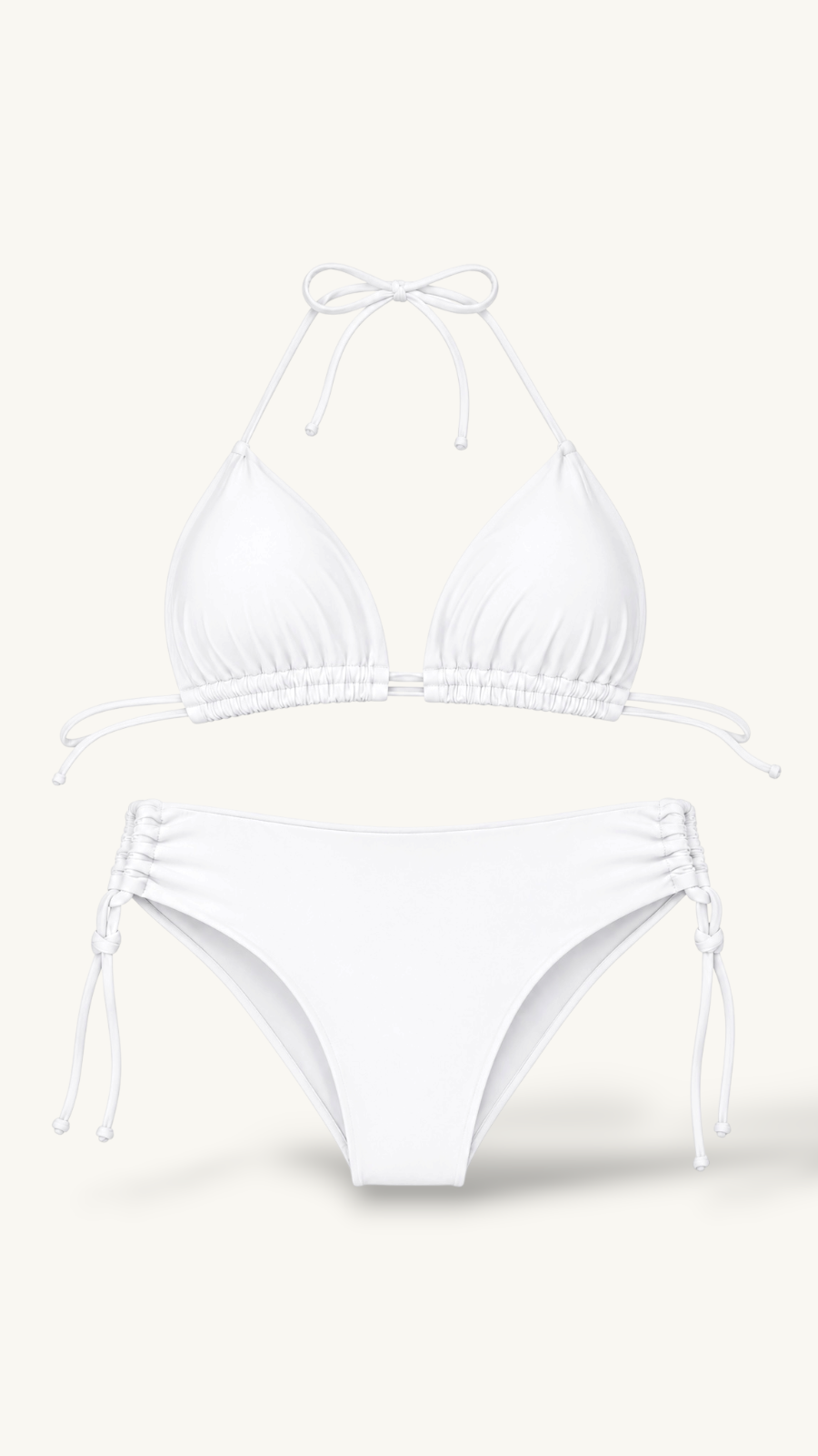 Bikini Básico Medio blanco