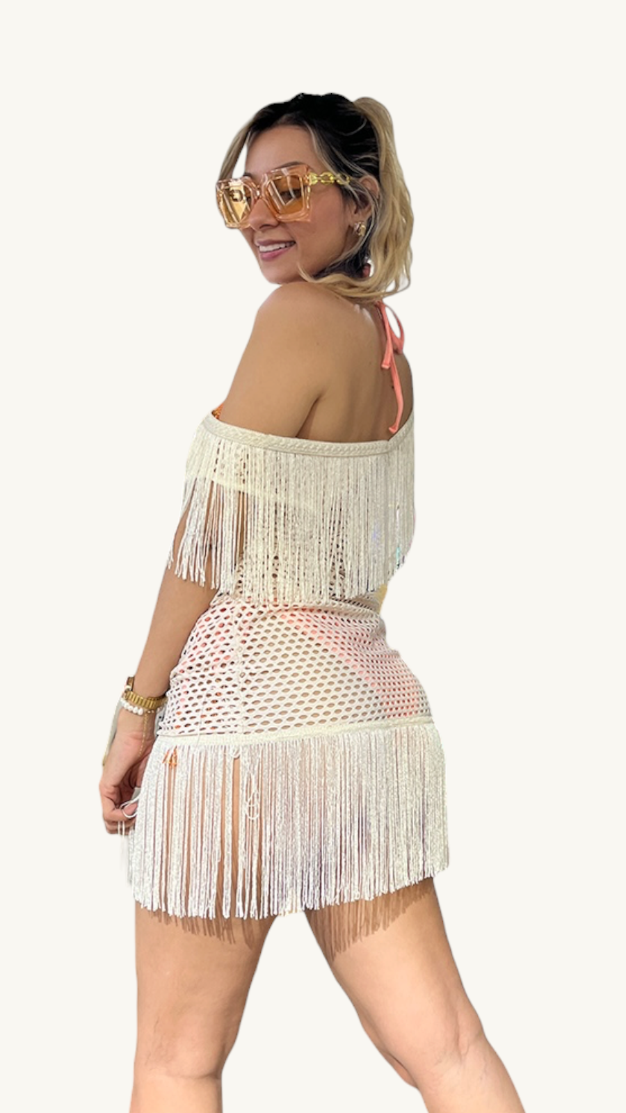 Vestido Sara Beige