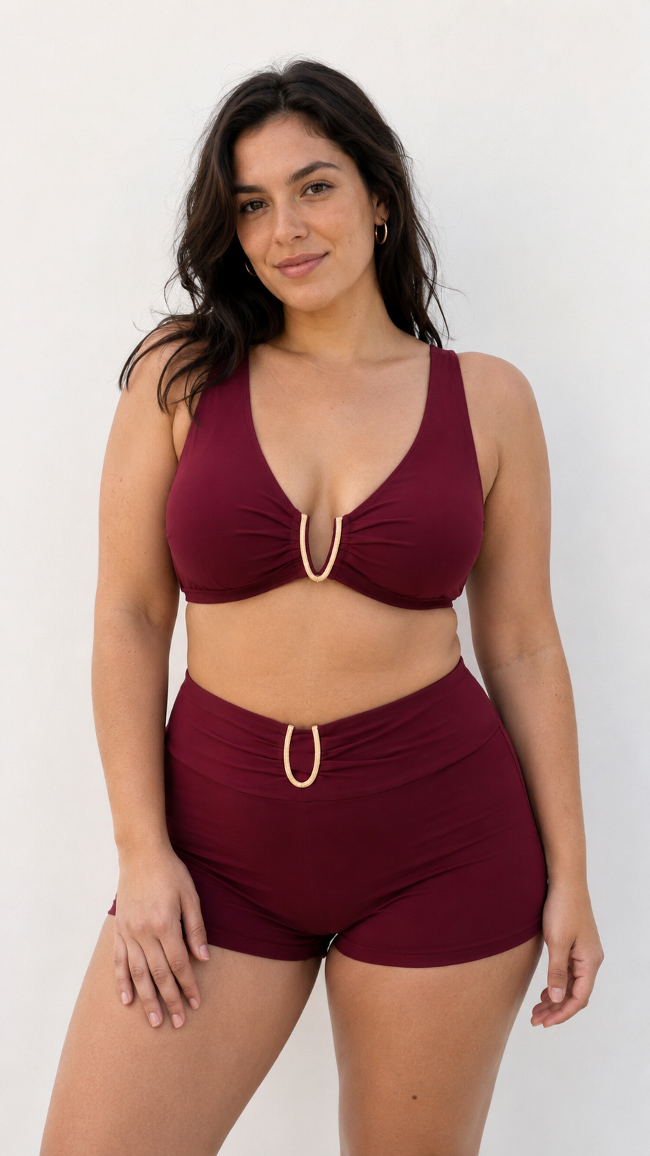 Tiro Alto Emily Short vinotinto