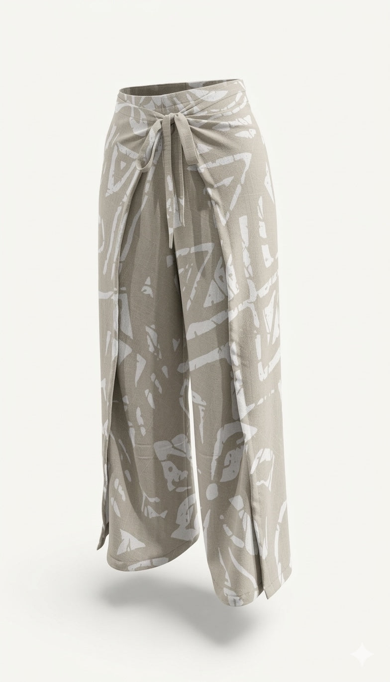Pantalón Bohemia Bloom Caqui