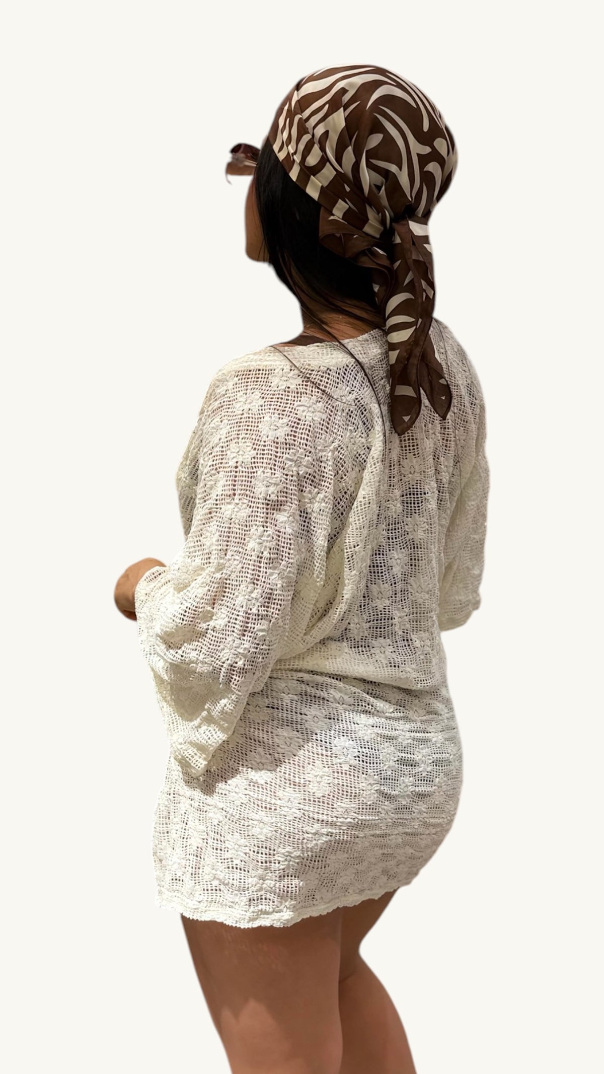 Kimono Bloom Corto Marfil