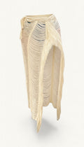 Falda luxury Iris larga beige