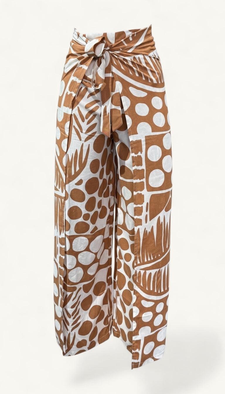 Pantalón Playero Oti marrón