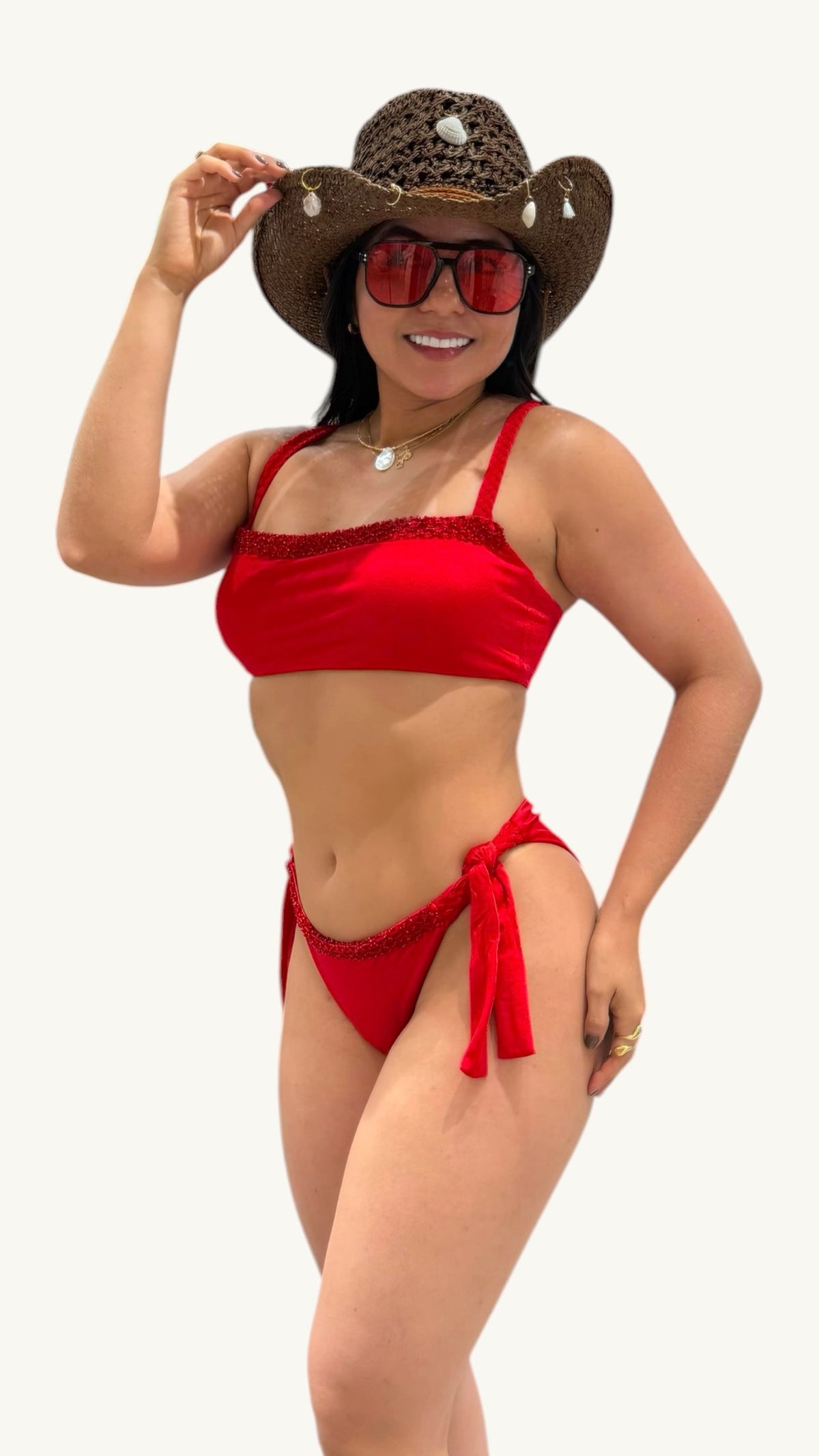 Bikini Top Murano Rojo