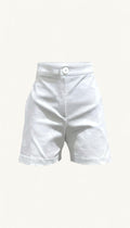 Short Dani Botón Blanco