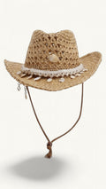 Sombrero Cowboy Flecos de Concha