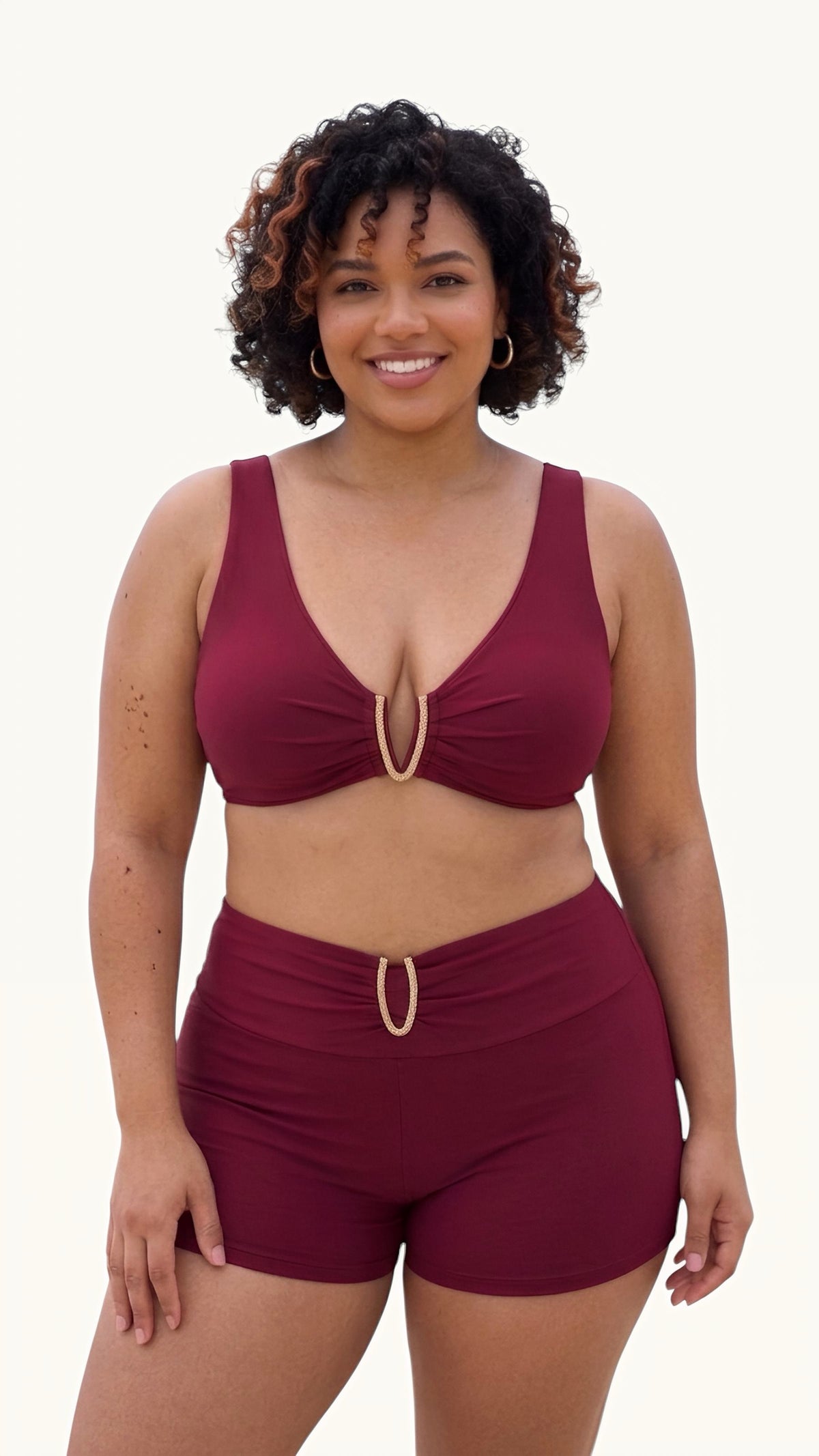 Tiro Alto Emily Short vinotinto