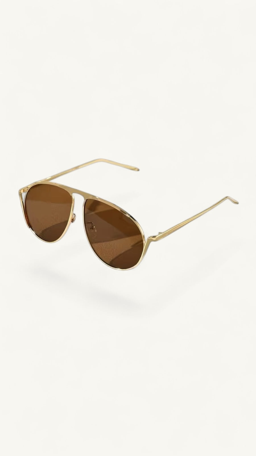 Gafas Aviador Marrón
