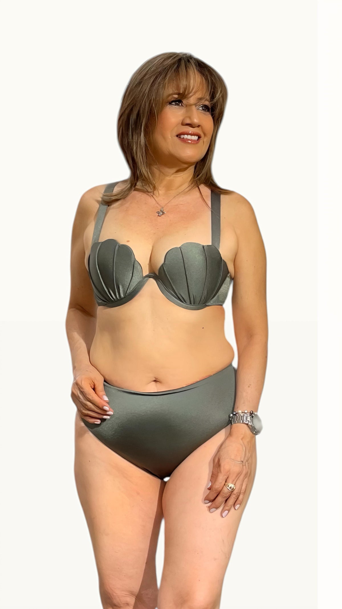 Tiro Alto Conchita Verde militar